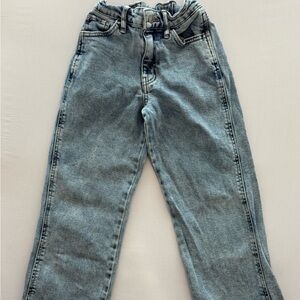 Girl Stylish Wide leg Baggy Denim Jeans size 10